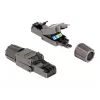Cable de red DeLOCK conector macho RJ45 Cat.8.1 STP sin herramientas negro