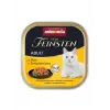 Animonda Vom Feinsten Pavo en salsa de tomate, 100 g tarrina, sin cereales, adulto