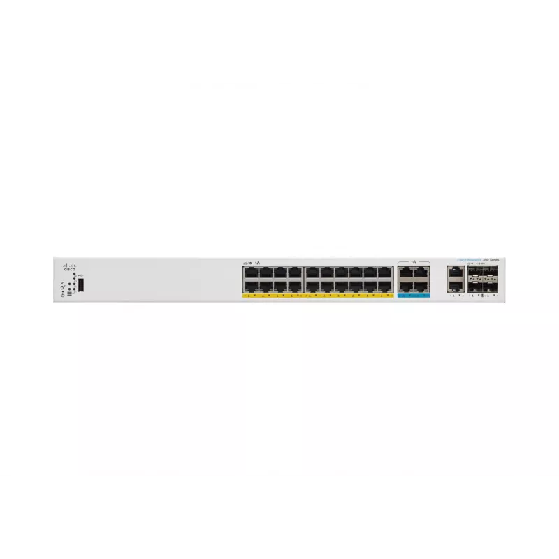 Switch gestionado Cisco Catalyst C1300-24MGP-4X L2/L3 24 puertos PoE