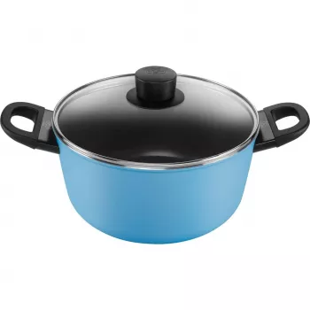 Sartén Ballarini Caprera 2H 24 cm, antiadherente, azul