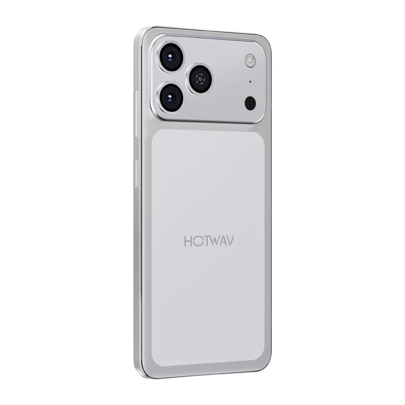 Smartphone HOTWAV A17 Pro Max plateado — HOTWAV A17 Pro Max