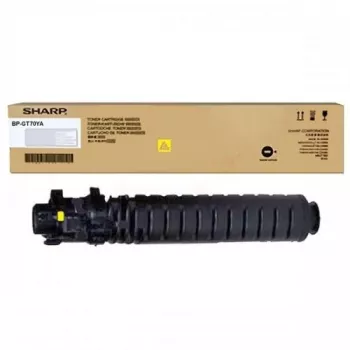 Cartucho de tóner Sharp BPGT70YA 1 ud. original amarillo