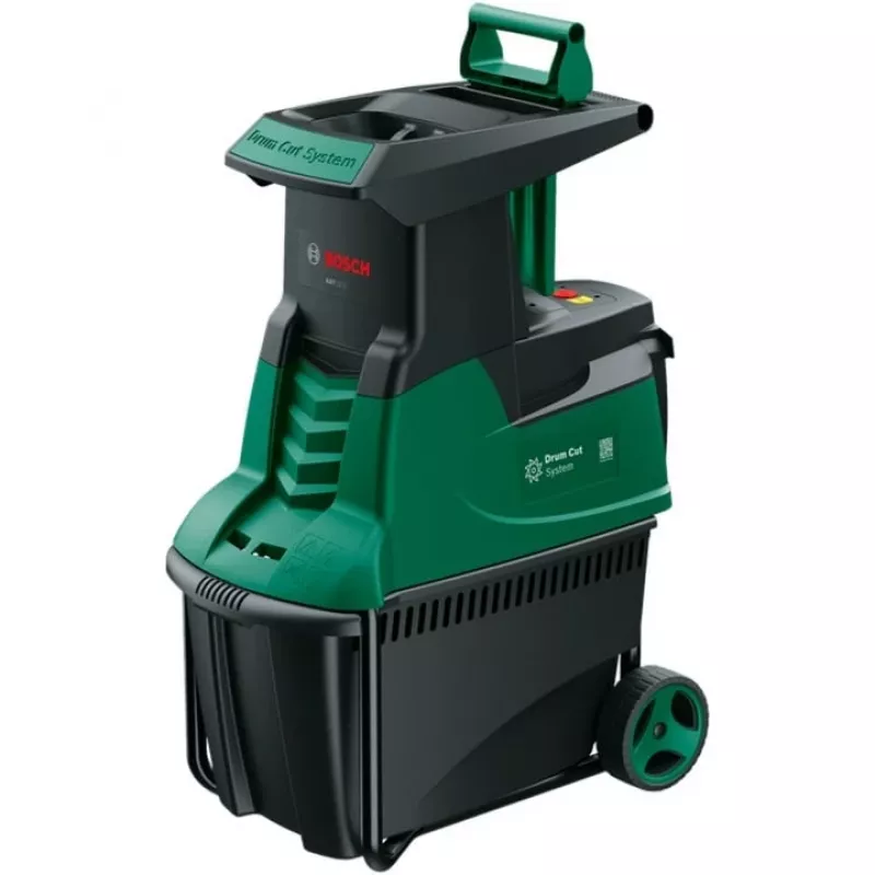 Biotrituradora silenciosa AXT 22 D, rodillo de corte verde/negro, 2.200 vatios