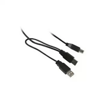 Synergy 21 S215325 – 1 m – USB-B – 2 x USB-A – USB 2.0 – macho/macho – Negro