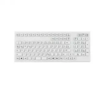 Teclado GETT KG19268 USB QWERTZ alemán blanco