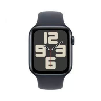 Smartwatch Apple Watch SE 2 GPS 44mm, correa deportiva M/L, medianoche (MXEK3ET/A)