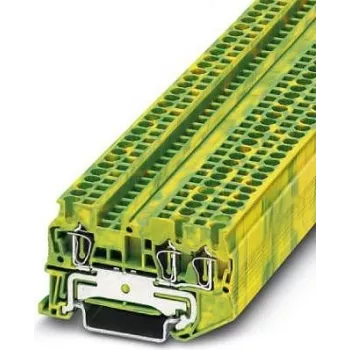 Phoenix Contact ST 2,5-TWIN-PE - borne de protección ST 2,5-TWIN-PE verde-amarillo, contenido: 1 ud. (3031267)