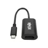 Tripp Eaton Tripp Lite Series Adaptador convertidor de vídeo USB-C a DisplayPort 4K x 2K @ 60Hz, Negro, USB Type-C a DP, USB-C, USB Type-C 6 pulgadas