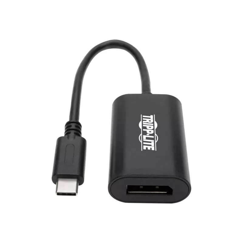 Tripp Eaton Tripp Lite Series Adaptador convertidor de vídeo USB-C a DisplayPort 4K x 2K @ 60Hz, Negro, USB Type-C a DP, USB-C, USB Type-C 6 pulgadas