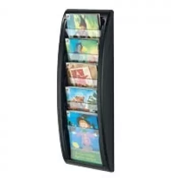 Sujetapapeles Paperflow QUICK BLICK 4063.11 — 5 compartimentos, antracita