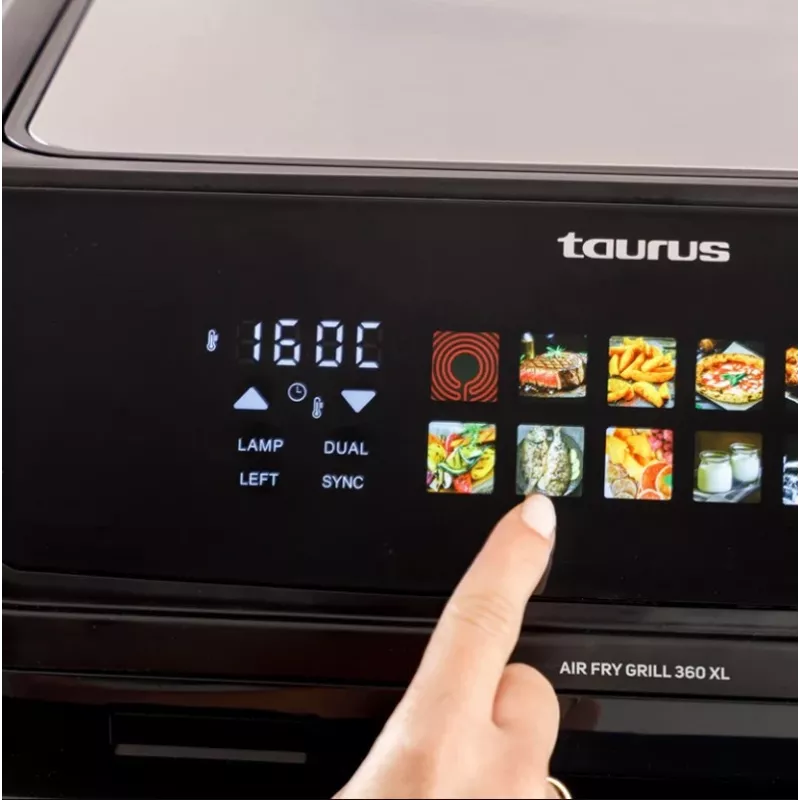 Freidora sin aceite con cesta larga y parrilla Taurus 973004000