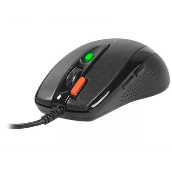 Ratón gaming A4Tech X-7120 USB Type-A ambidiestro 2000 DPI, 3 ms, con cable, negro