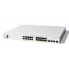 Cisco Catalyst 1200-24FP-4G Smart Switch, 24 puertos GE, Full PoE, 4x1GE SFP, Limited Lifetime Protection (C1200-24FP-4G)
