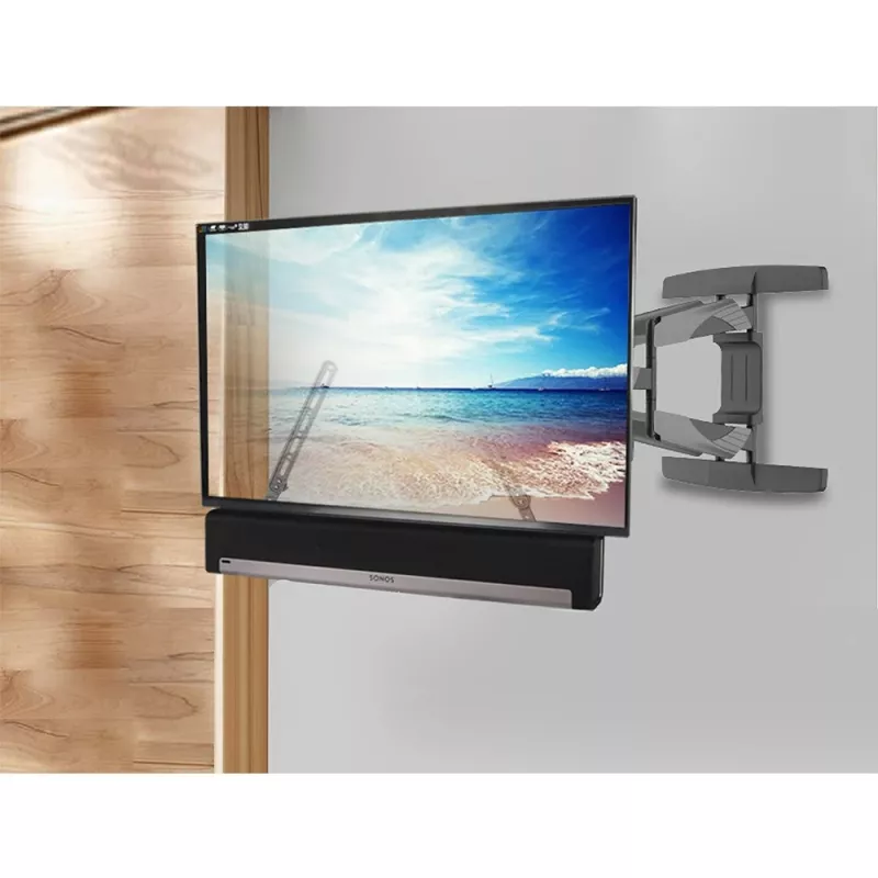 Maclean MC-912 soporte universal para barra de sonido de TV, VESA 23–65, hasta 15 kg