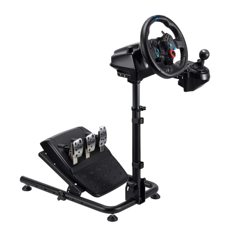 White Shark CONQUEROR-2 Soporte plegable para volante de carreras con soporte para palanca de cambios