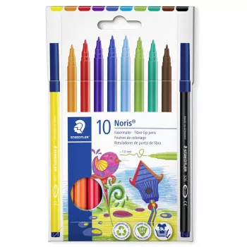 Rotulador permanente punta redonda Staedtler 326 C10 colores surtidos 10 uds.