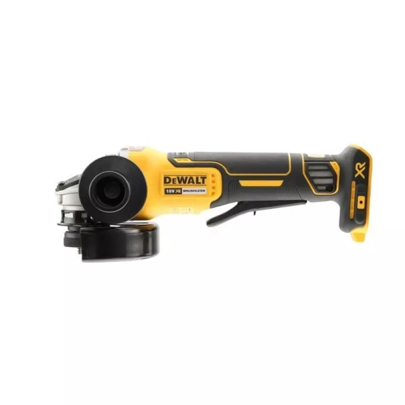 DeWALT DCG406N-XJ amoladora angular a batería, 18V XR, sin escobillas, 125 mm, interruptor de paleta, sin batería