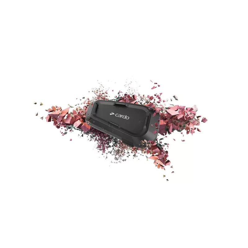 Cardo Spirit intercomunicador para moto 2 canales 400 m negro
