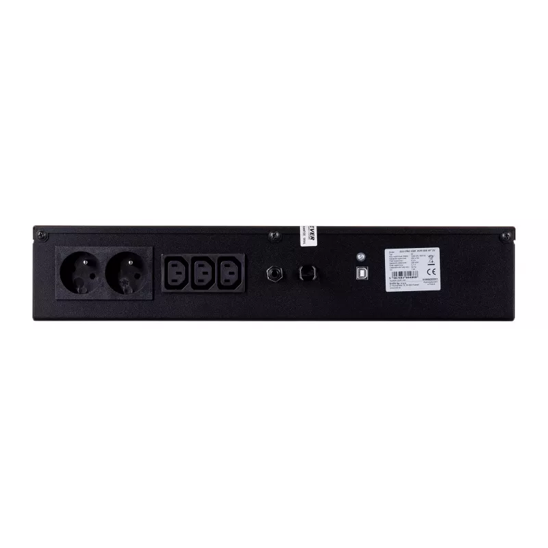 EVER ECO Pro 1000 AVR CDS SAI Line-Interactive rack 19 pulgadas 2U, 1000 VA / 650 W