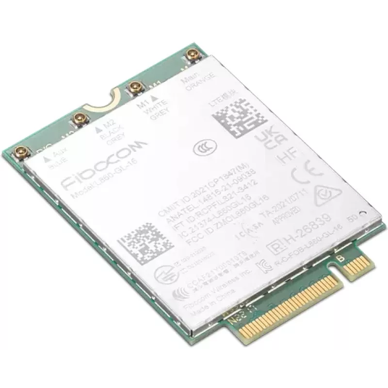 WWAN interna 4G Lenovo Fibocom L860-GL-16 1000 Mbit/s Wireless M.2