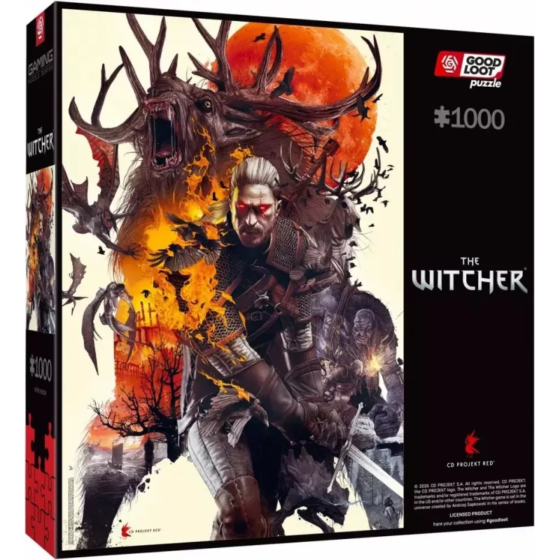 Puzle Good Loot Gaming Puzzle: The Witcher Monsters, 1000 piezas