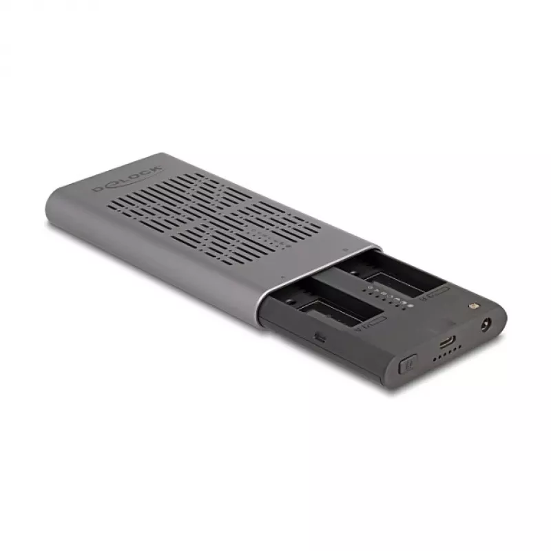 Carcasa SSD DeLOCK 42027 Gris M.2 10 Gbit/s USB Type-C