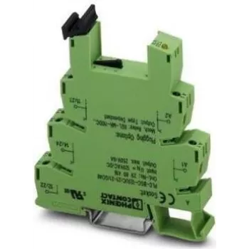 Phoenix Contact zócalo de relé 10 uds. PLC-BSC- 24DC/21-21 REL-MR-24DC/21-21AU, REL-MR-24 (2967015)
