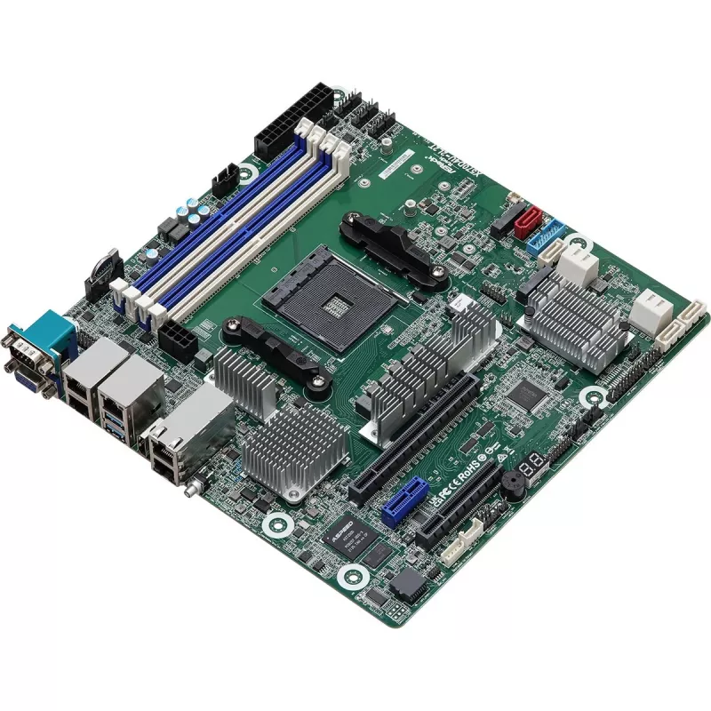 ASRock X570D4U-2L2T/BCM Placa base AMD X570 Zócalo AM4 micro ATX