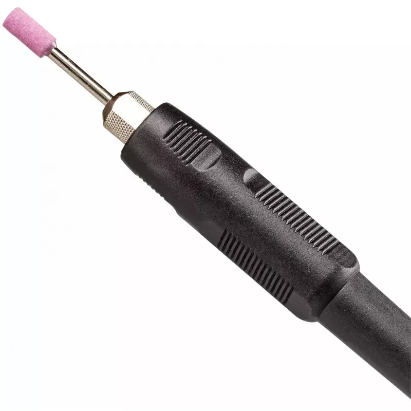 Lijadora de mesa TC-XG 75 Kit (rojo/negro, 150 vatios, amplio set de accesorios para trabajos de pulido y lijado)