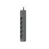 Regleta de protección contra sobretensiones Power Line+ 5m Graphite (5 tomas)