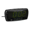 Radio despertador Adler AD 1121 — radio despertador, sintonizador FM/AM, pantalla LED, respaldo de batería, negro