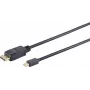 Cable Mini DisplayPort a DisplayPort ShiverPeaks BS10-52025, 1 m, compatible con hasta 3840×2160