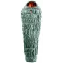 Saco de dormir DEUTER Exosphere +4° EL sage-paprika, saco de dormir ligero y compacto para mujer con cremallera a la izquierda