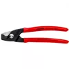 Tijera de cables Knipex 95 11 160 — 160 mm capacidad de corte, mangos ergonómicos