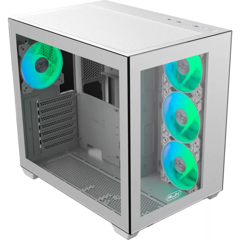 Caja de ordenador RAIJINTEK PAEAN C7 TG4, Caja torre, blanca
