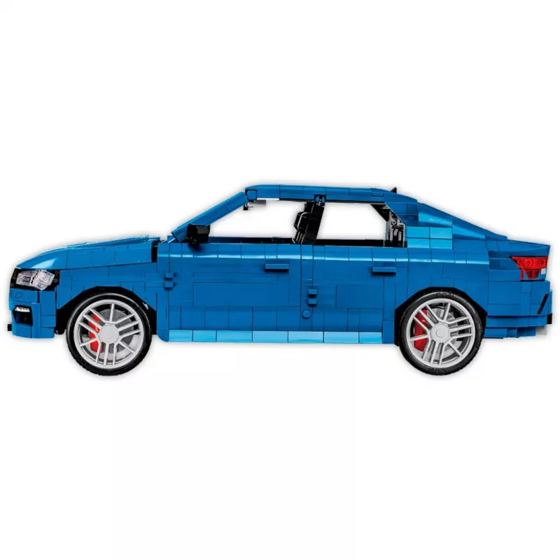 Bloques de construcción Cobi Skoda Octavia RS modelo (2405 piezas), a partir de 10 años, Negro/Azul