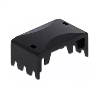 Módulo Keystone DeLOCK 86468 plano negro RJ-12