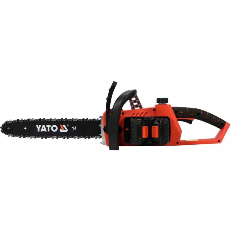 Motosierra Yato YT-82812 4500 rpm, negra, roja