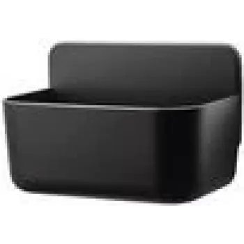 tesa 40515-00000-00 Cesta de ducha LAVAA adhesiva Negra (mate) (40515-00000-00)