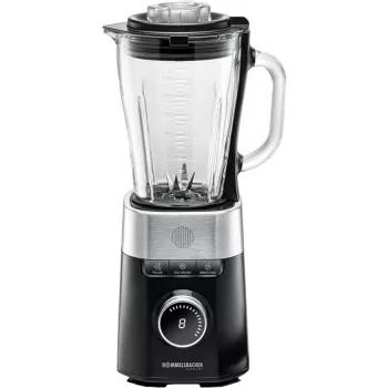 Batidora de pie Rommelsbacher MX 1260 — 1200 W, 1,5 L, negro/acero inoxidable