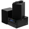 Minicadena estéreo Hi‑Fi Adler AD 1917 — Bluetooth V5.3, CD/USB/MP3, 2×25 W RMS, sintonizador FM, ecualizador de 4 bandas, AUX, negro