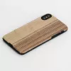 Funda para smartphone man and wood para iPhone X/XS — Vintage Olive negro