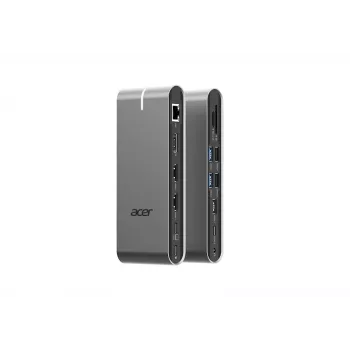 Docking station universal Acer Type-C 15en1 (USB-C, 15 puertos), Docking station + Hub USB