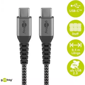 Cable USB Goobay 49302 negro