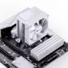 Jonsbo CR-1400 EVO Color disipador de aire para CPU, 92 mm, blanco