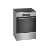 Bosch Cocina HLS79Y351U Serie 6 Placa de inducción, horno eléctrico, acero inoxidable, ancho 60 cm, grill, LCD, 63 L, profundidad 60 cm