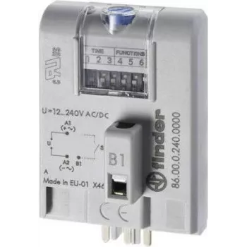 Módulo de tiempo industrial Finder, serie 86.00 86.00.0.240 12 - 240 V DC/AC (86.00.0.240)
