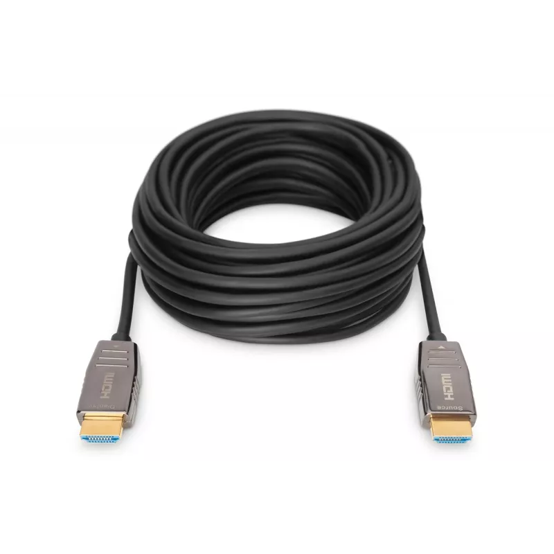 Cable de fibra óptica híbrido HDMI AOC Digitus AK-330126-300-S