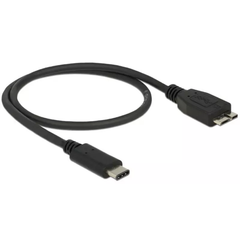 Cable USB DeLOCK 0,5 m USB3.1 C - MicroUSB3.1 B