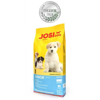 Comida seca para perros JOSERA JosiDog Junior — 15 kg, pollo, 25 % proteína, 13 % grasa, para cachorros, apoyo de articulaciones y digestión
